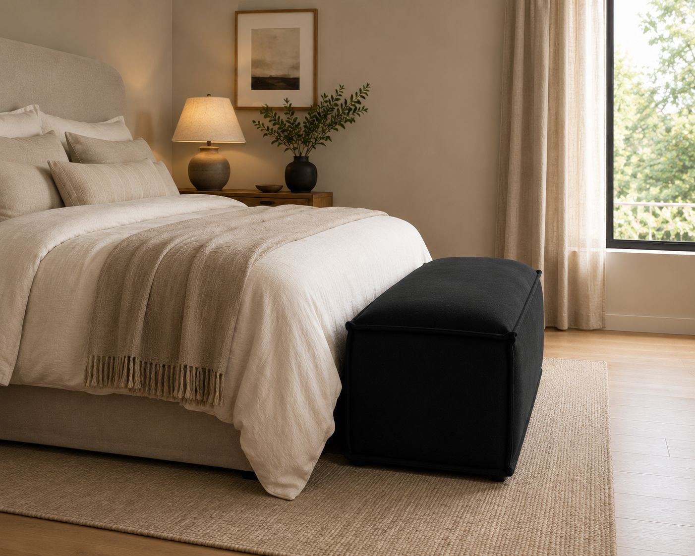 Banca o Pie de Cama Modelo Violeta | Mublia Home