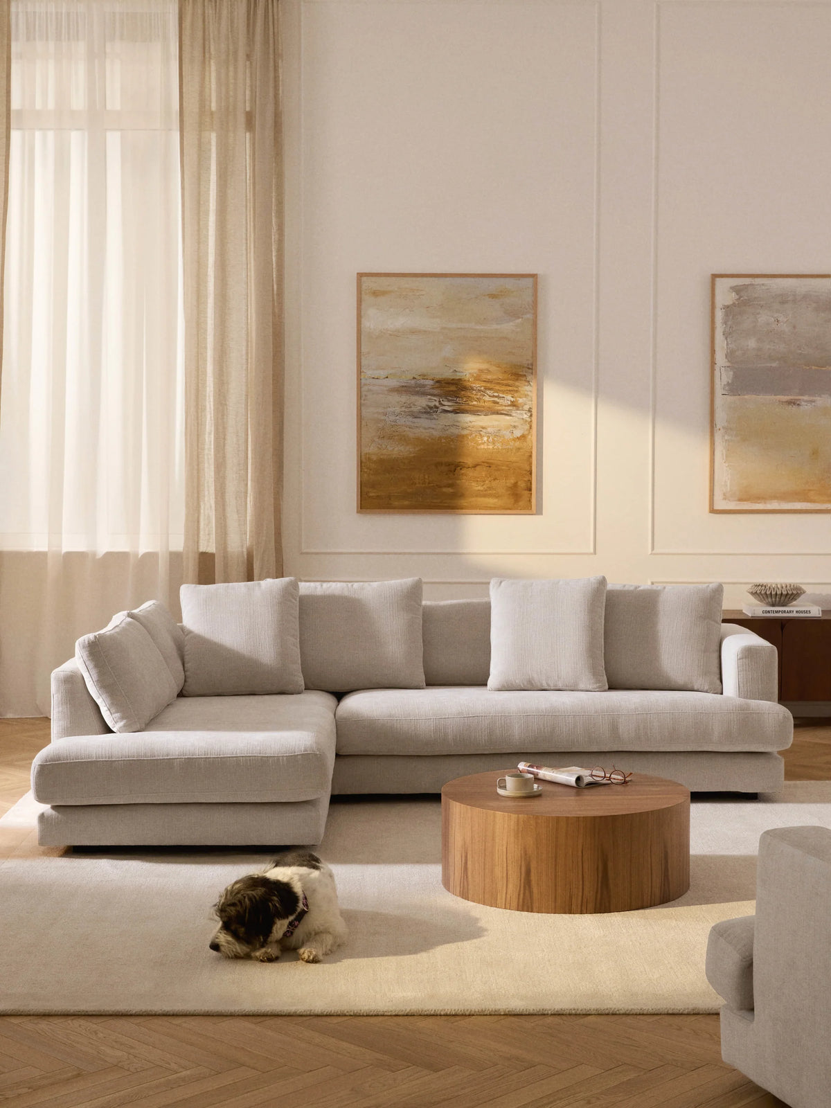Sala en L modelo triveca | mublia home
