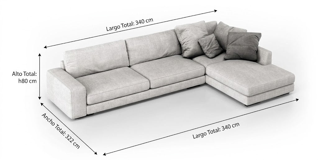 Sala modelo Oxford | Mublia Home
