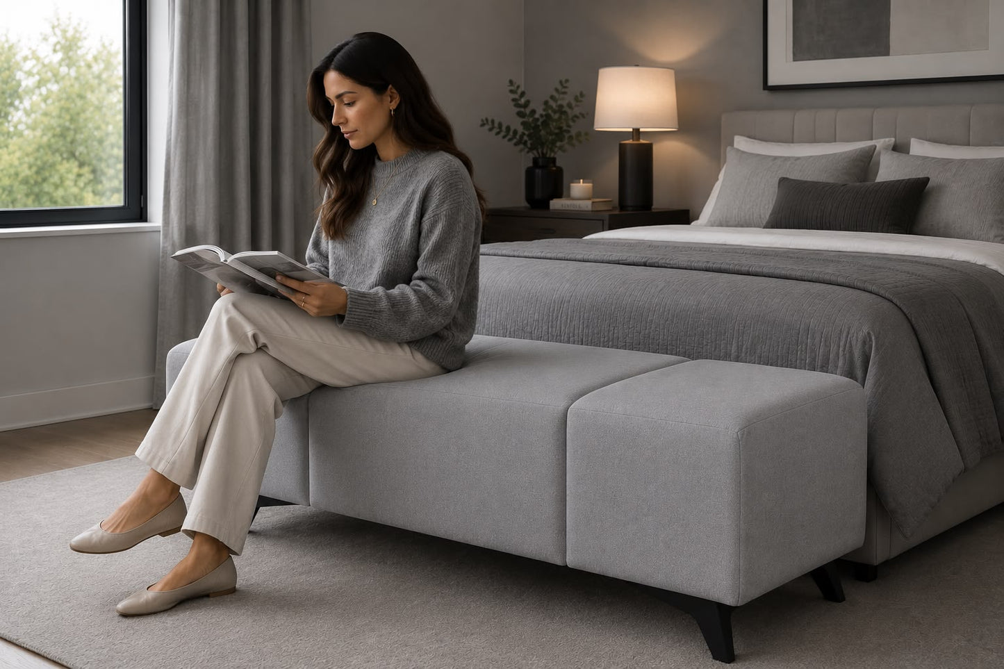 Banca o Pie de Cama Modelo Malena | Mublia Home